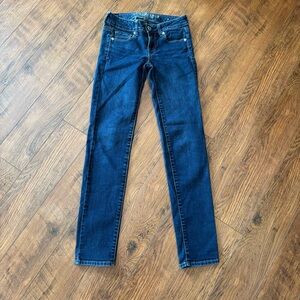 American Eagle Jeans Skinny Super Stretch Size 0 Denim Pants Women’s